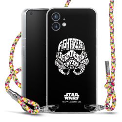 New Carry Case Transparent Stoff colourful/silber