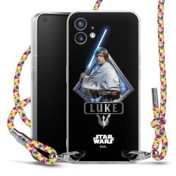 New Carry Case Transparent Stoff colourful/silber