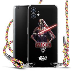 New Carry Case Transparent Stoff colourful/silber