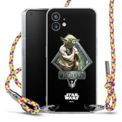 New Carry Case Transparent Stoff colourful/silber