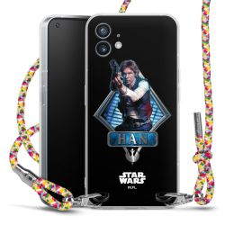 New Carry Case Transparent Stoff colourful/silber