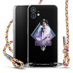 New Carry Case Transparent Stoff colourful/silber