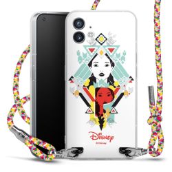 New Carry Case Transparent Stoff colourful/silber