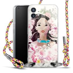 New Carry Case Transparent Stoff colourful/silber