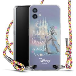 New Carry Case Transparent Stoff colourful/silber