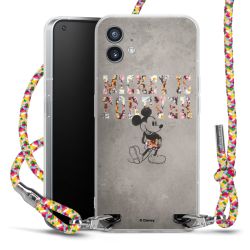 New Carry Case Transparent Stoff colourful/silber