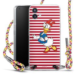 New Carry Case Transparent Stoff colourful/silber