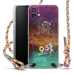 New Carry Case Transparent Stoff colourful/silber