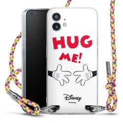 New Carry Case Transparent Stoff colourful/silber