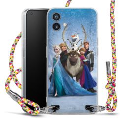 New Carry Case Transparent Stoff colourful/silber