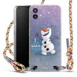 New Carry Case Transparent Stoff colourful/silber