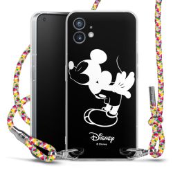 New Carry Case Transparent Stoff colourful/silber