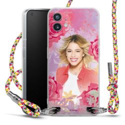 New Carry Case Transparent Stoff colourful/silber