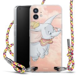 New Carry Case Transparent Stoff colourful/silber