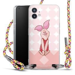 New Carry Case Transparent Stoff colourful/silber