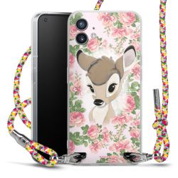 New Carry Case Transparent Stoff colourful/silber