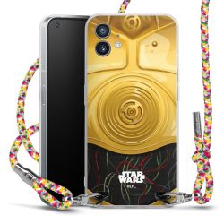 New Carry Case Transparent Stoff colourful/silber