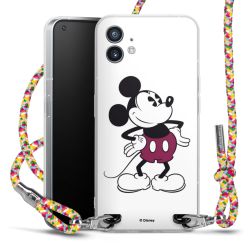 New Carry Case Transparent Stoff colourful/silber