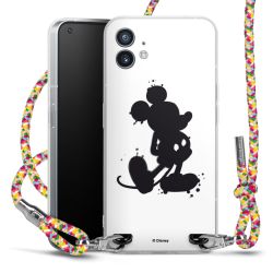 New Carry Case Transparent Stoff colourful/silber