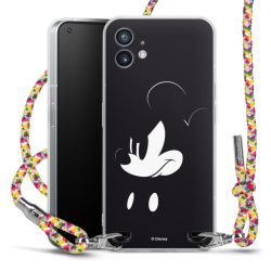 New Carry Case Transparent Stoff colourful/silber