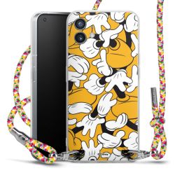 New Carry Case Transparent Stoff colourful/silber