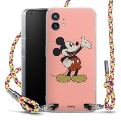 New Carry Case Transparent Stoff colourful/silber