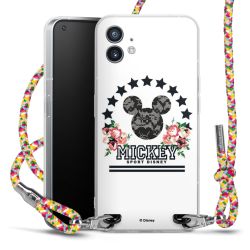 New Carry Case Transparent Stoff colourful/silber