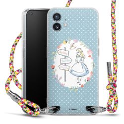 New Carry Case Transparent Stoff colourful/silber