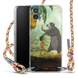 New Carry Case Transparent Stoff colourful/silber