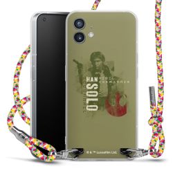 New Carry Case Transparent Stoff colourful/silber