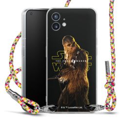 New Carry Case Transparent Stoff colourful/silber