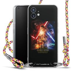 New Carry Case Transparent Stoff colourful/silber