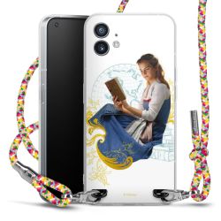 New Carry Case Transparent Stoff colourful/silber