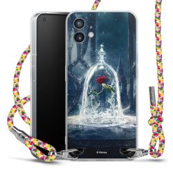 New Carry Case Transparent Stoff colourful/silber