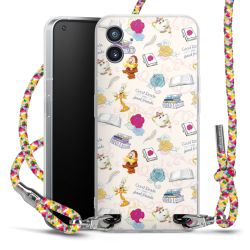 New Carry Case Transparent Stoff colourful/silber