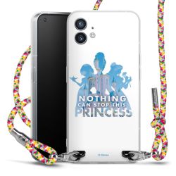 New Carry Case Transparent Stoff colourful/silber