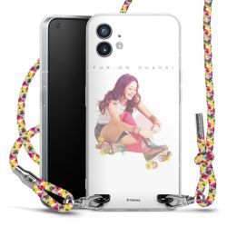 New Carry Case Transparent Stoff colourful/silber