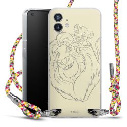 New Carry Case Transparent Stoff colourful/silber