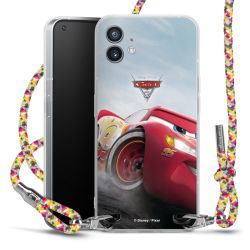 New Carry Case Transparent Stoff colourful/silber