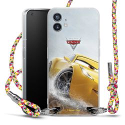 New Carry Case Transparent Stoff colourful/silber