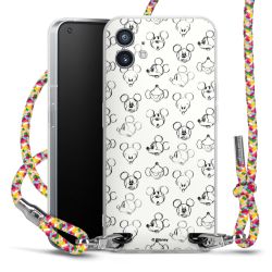 New Carry Case Transparent Stoff colourful/silber