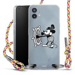 New Carry Case Transparent Stoff colourful/silber