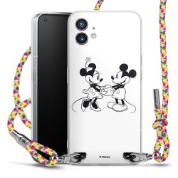 New Carry Case Transparent Stoff colourful/silber