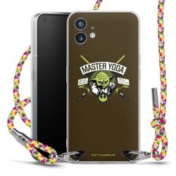 New Carry Case Transparent Stoff colourful/silber