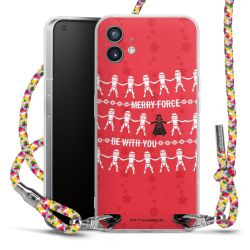 New Carry Case Transparent Stoff colourful/silber