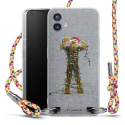 New Carry Case Transparent Stoff colourful/silber