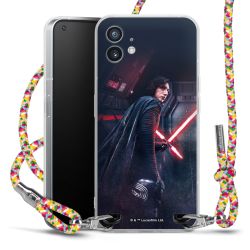 New Carry Case Transparent Stoff colourful/silber