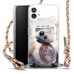 New Carry Case Transparent Stoff colourful/silber