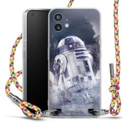 New Carry Case Transparent Stoff colourful/silber