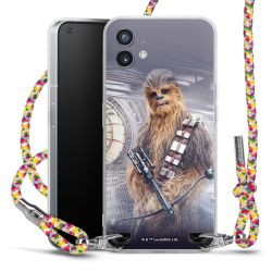 New Carry Case Transparent Stoff colourful/silber